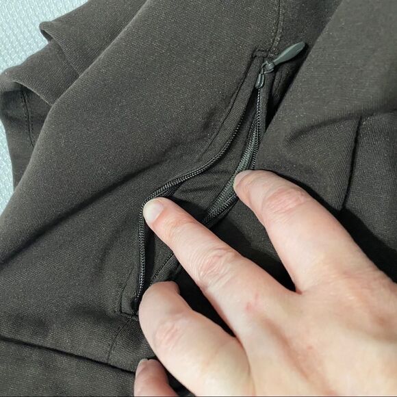 Vince. Brown Deep Stretch Ankle Zip Pocket Pants - Picture 5 of 10